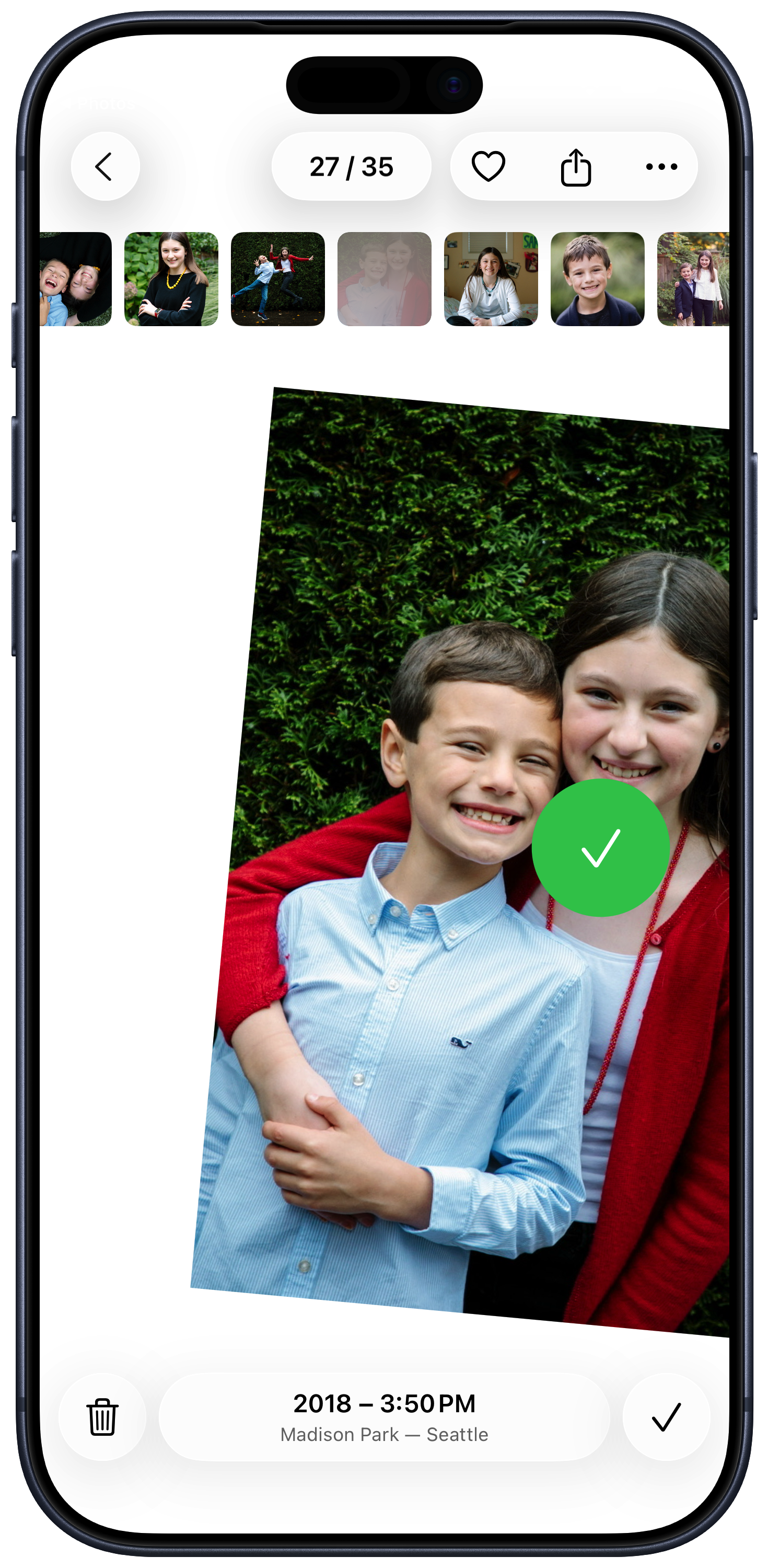 On this day swipe keep