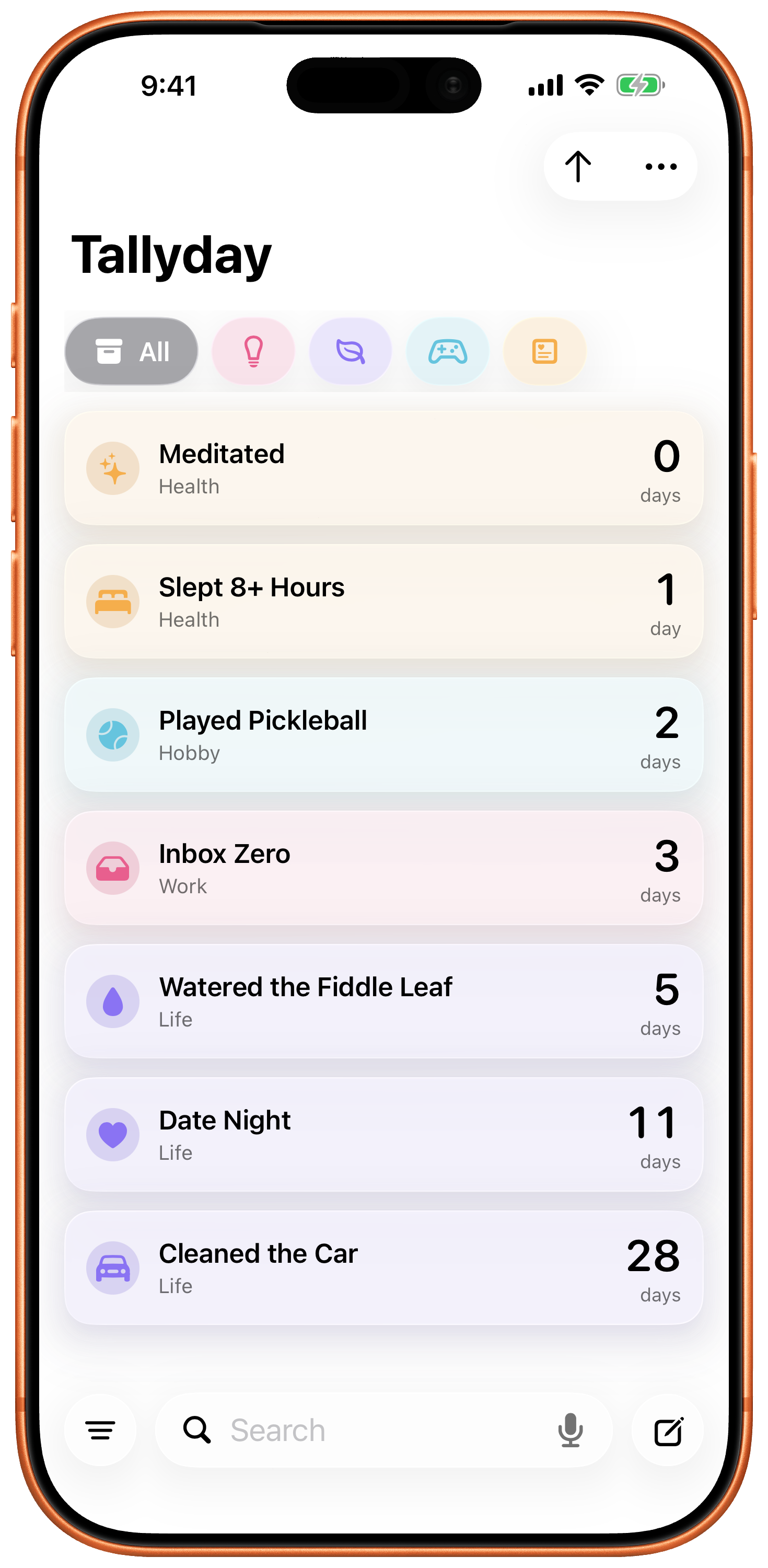 Tallyday Screenshot